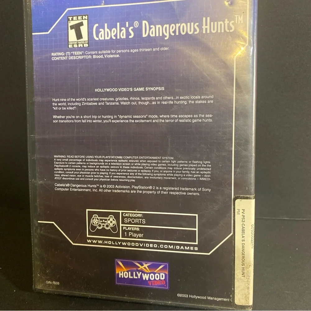 Sony cabela dangerous